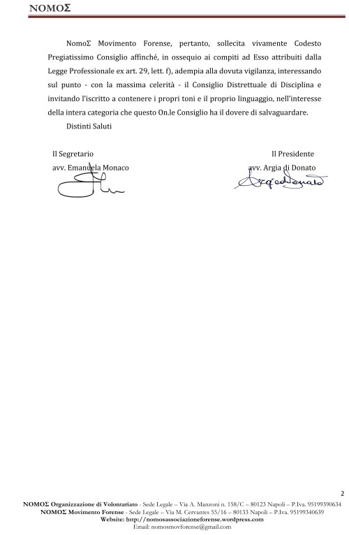 Lettera aperta al Presidente dell'Ordine degli Avvocati di Napoli del 23 luglio 2018-2.jpg