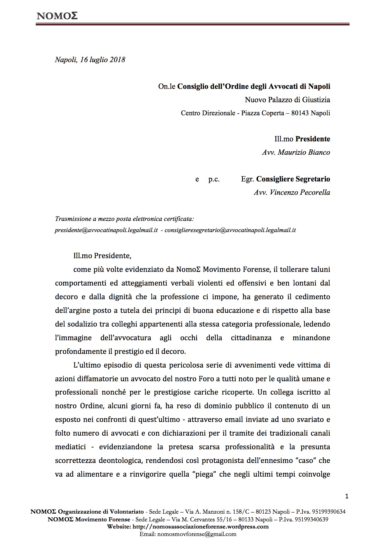 Lettera aperta al Presidente dell'Ordine degli Avvocati di Napoli.jpg